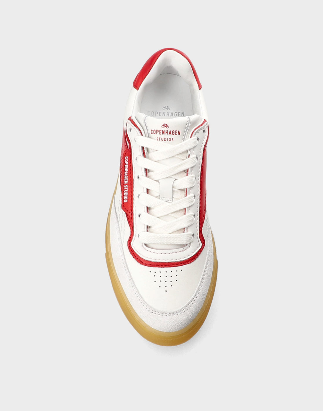 COPENHAGEN Sneakers Retro Revival White/Red