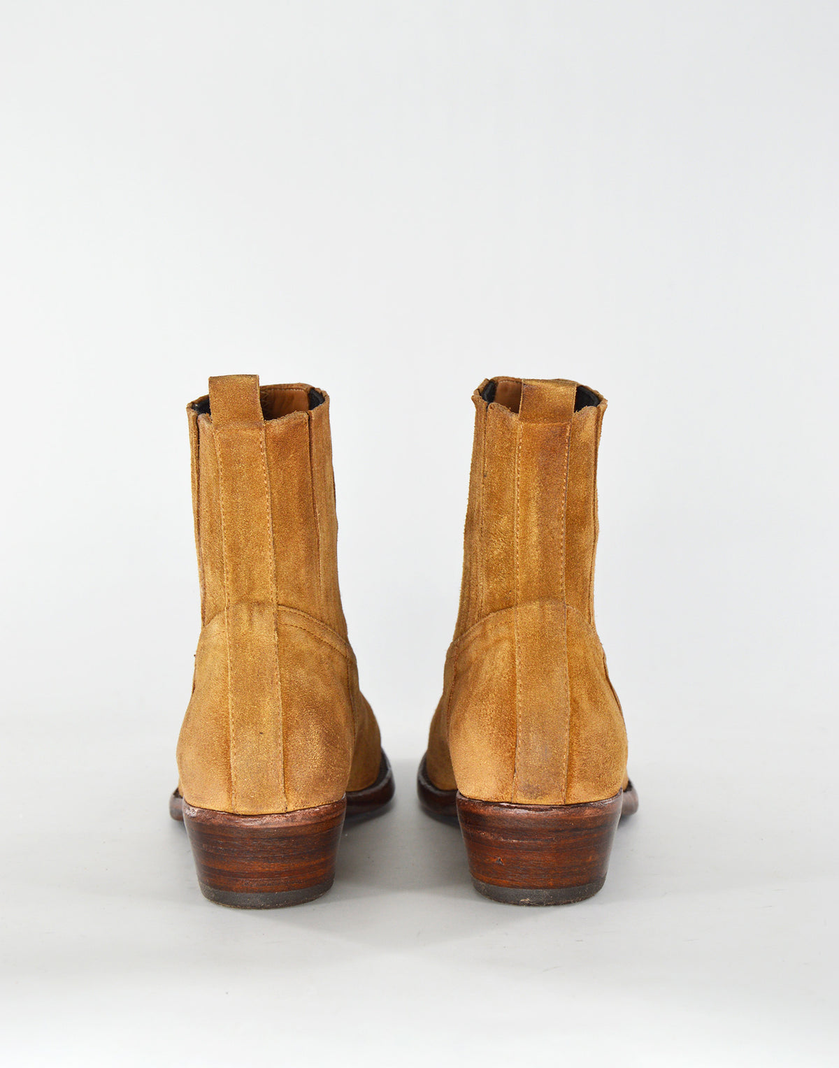 DAMY Bottines Patty en croûte de cuir Caramel