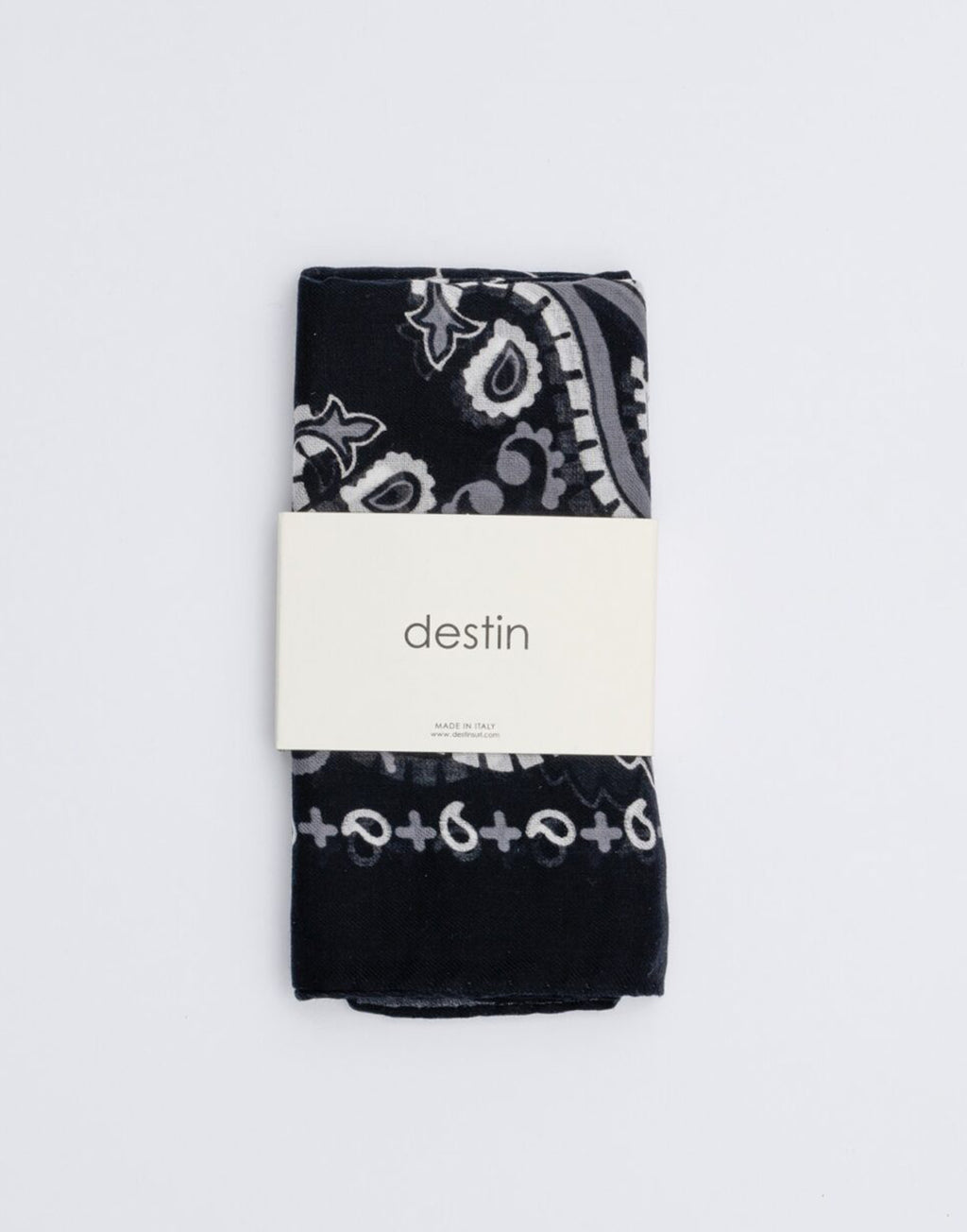 DESTIN Bandana Piccola in Cotone Black