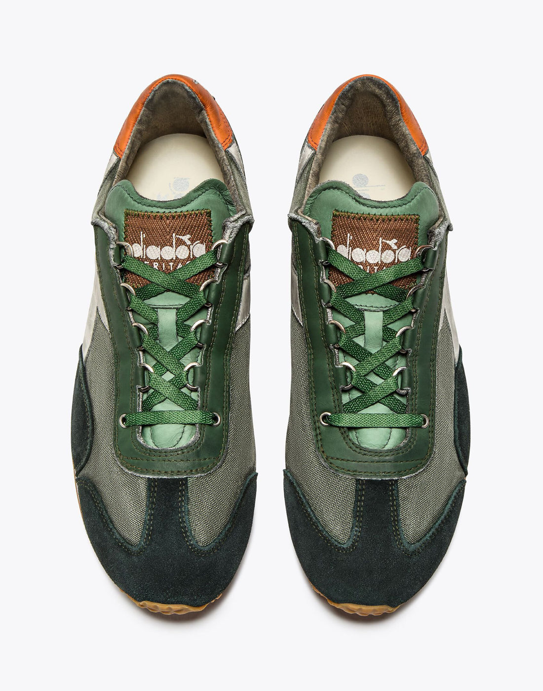 DIADORA HERITAGE Sneakers Equipe Dirty Sw Evo Verde Argilite
