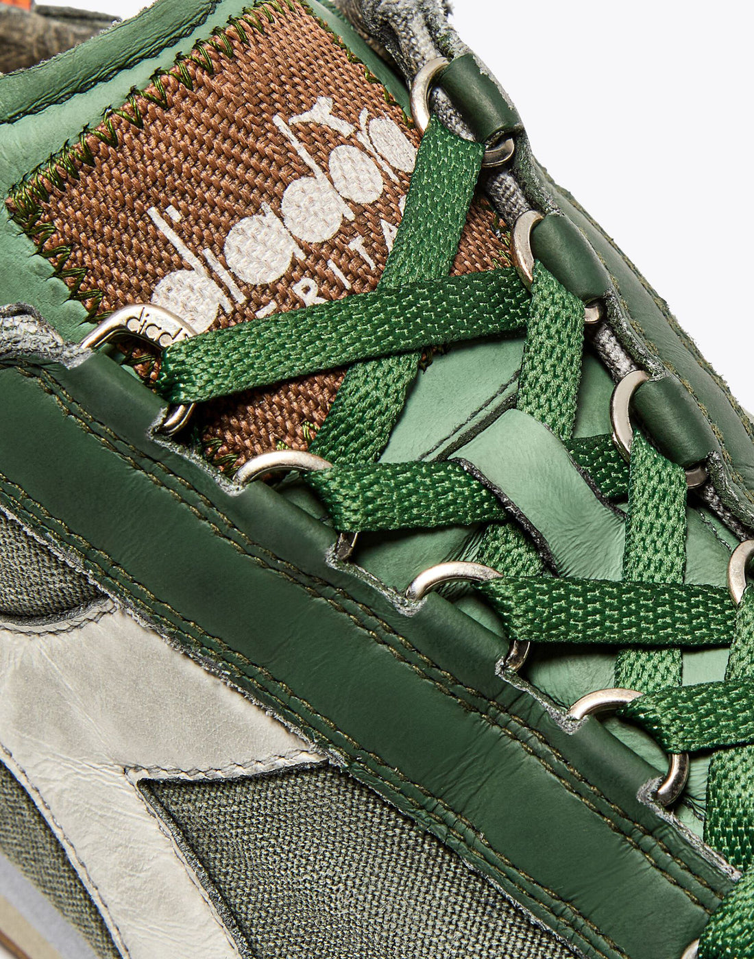 DIADORA HERITAGE Sneakers Equipe Dirty Sw Evo Verde Argilite