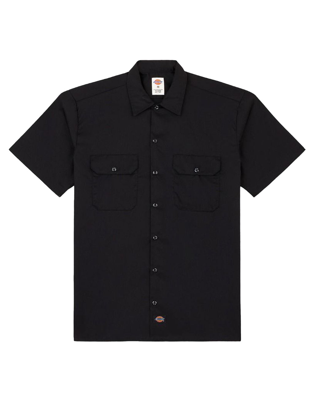 DICKIES Camicia da Lavoro a Maniche Corte Nera
