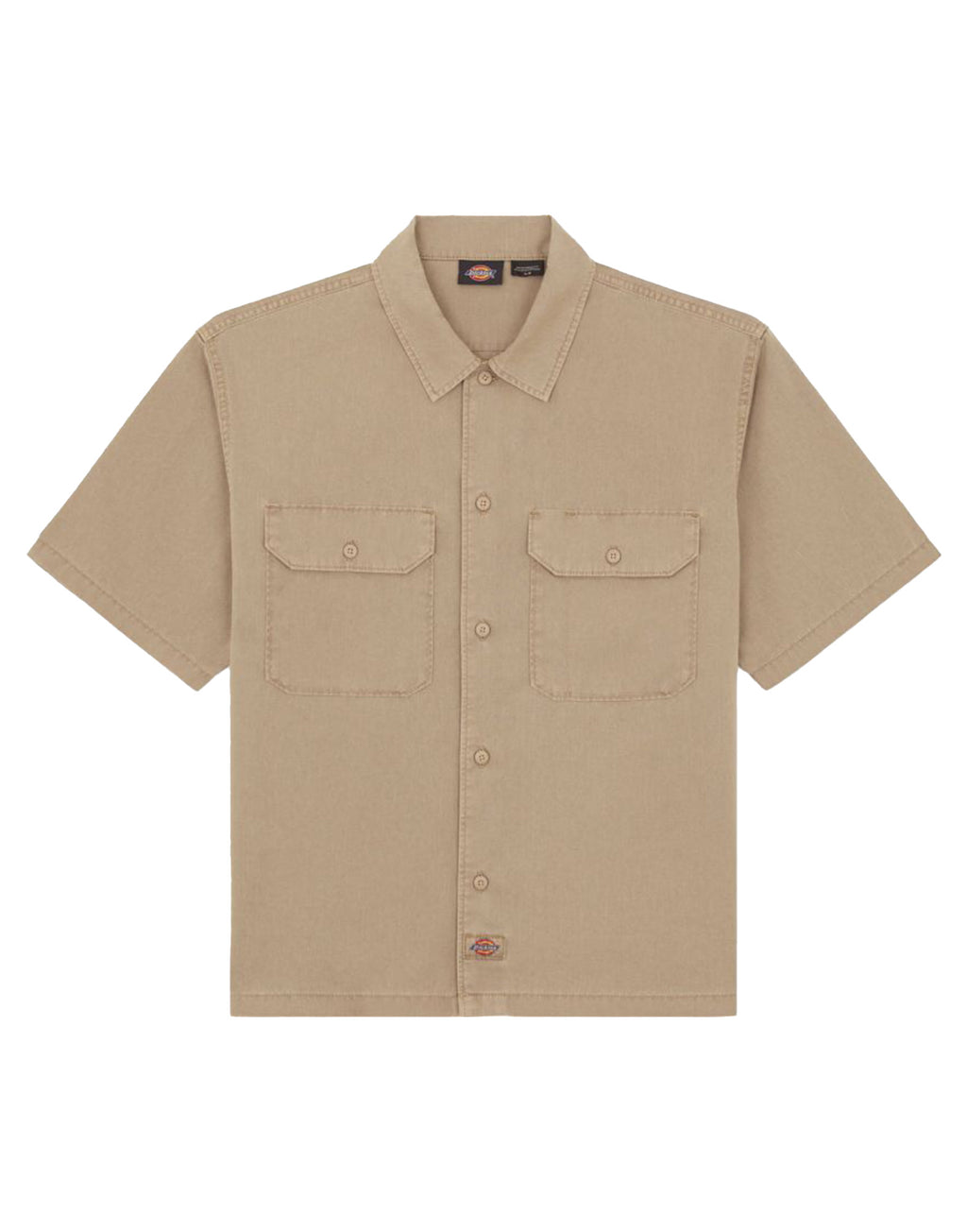 DICKIES Camicia Unionville Maniche Corte Sabbia