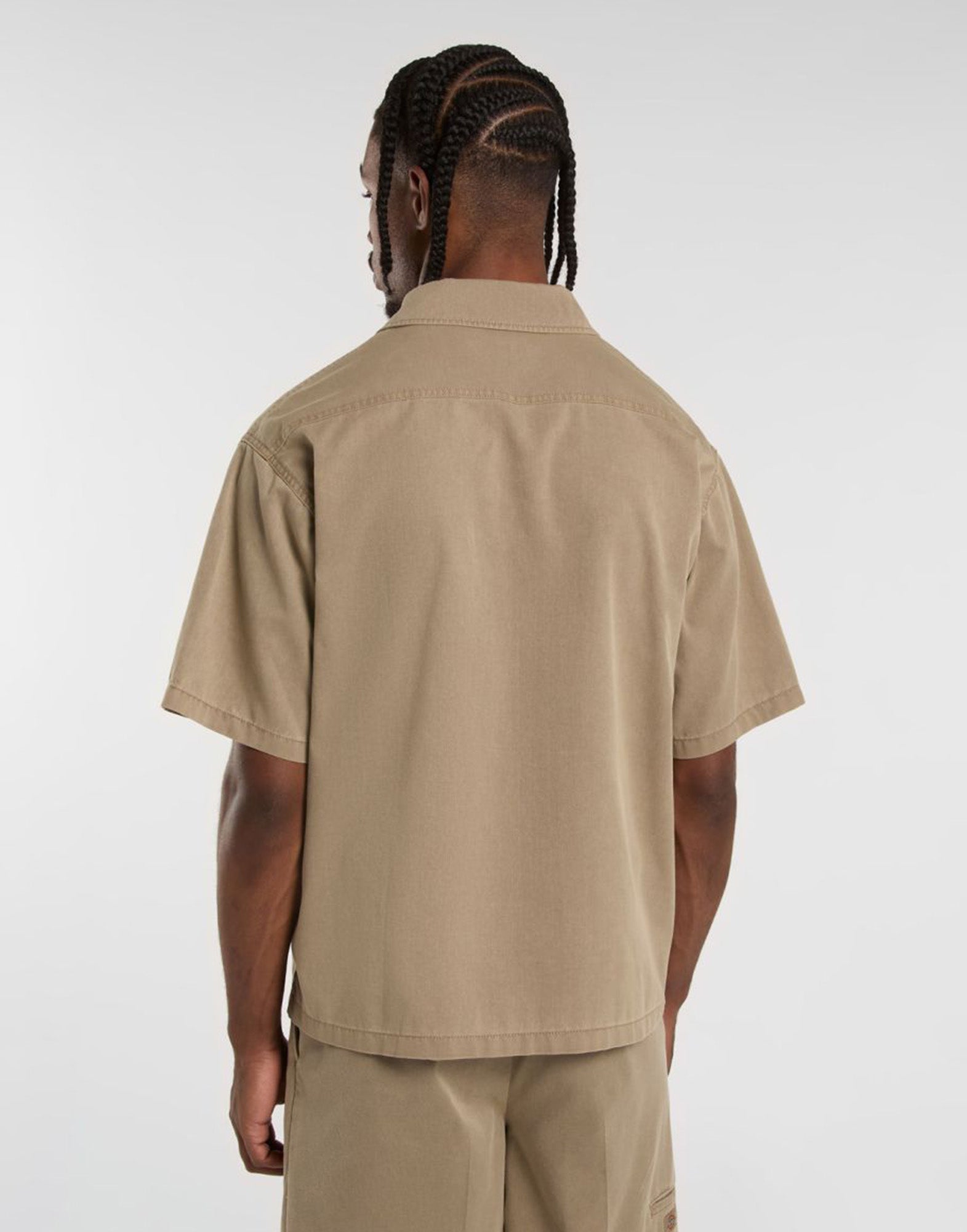 DICKIES Camicia Unionville Maniche Corte Sabbia