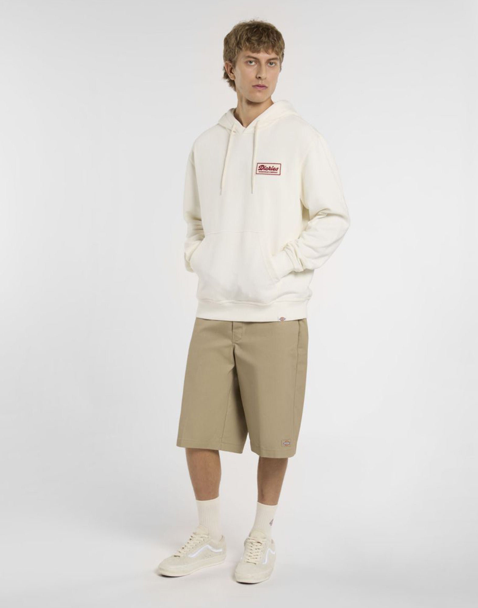 DICKIES Felpa con Cappuccio Lewistown Beige