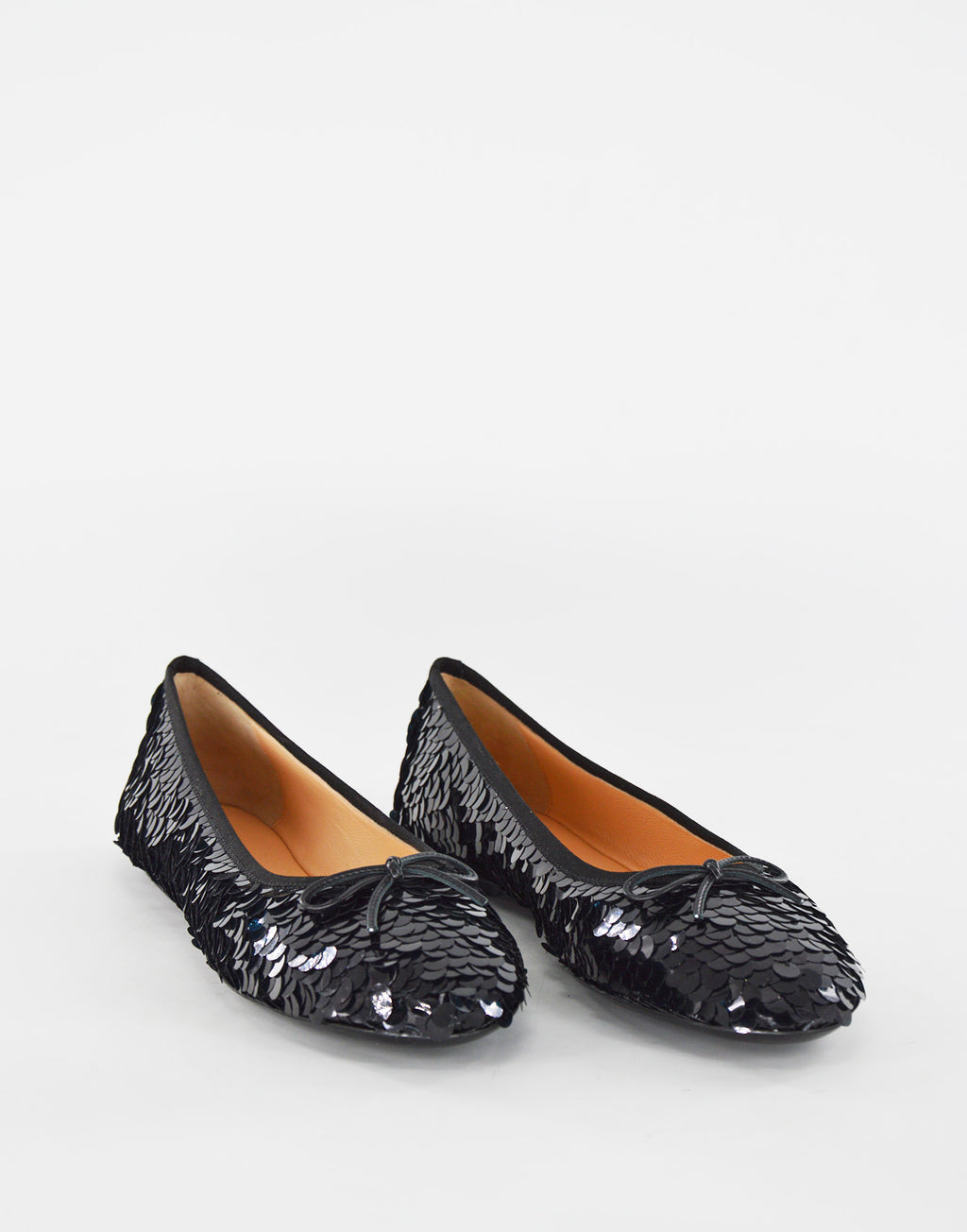 DOUUOD Ballerine con Paillettes Nere