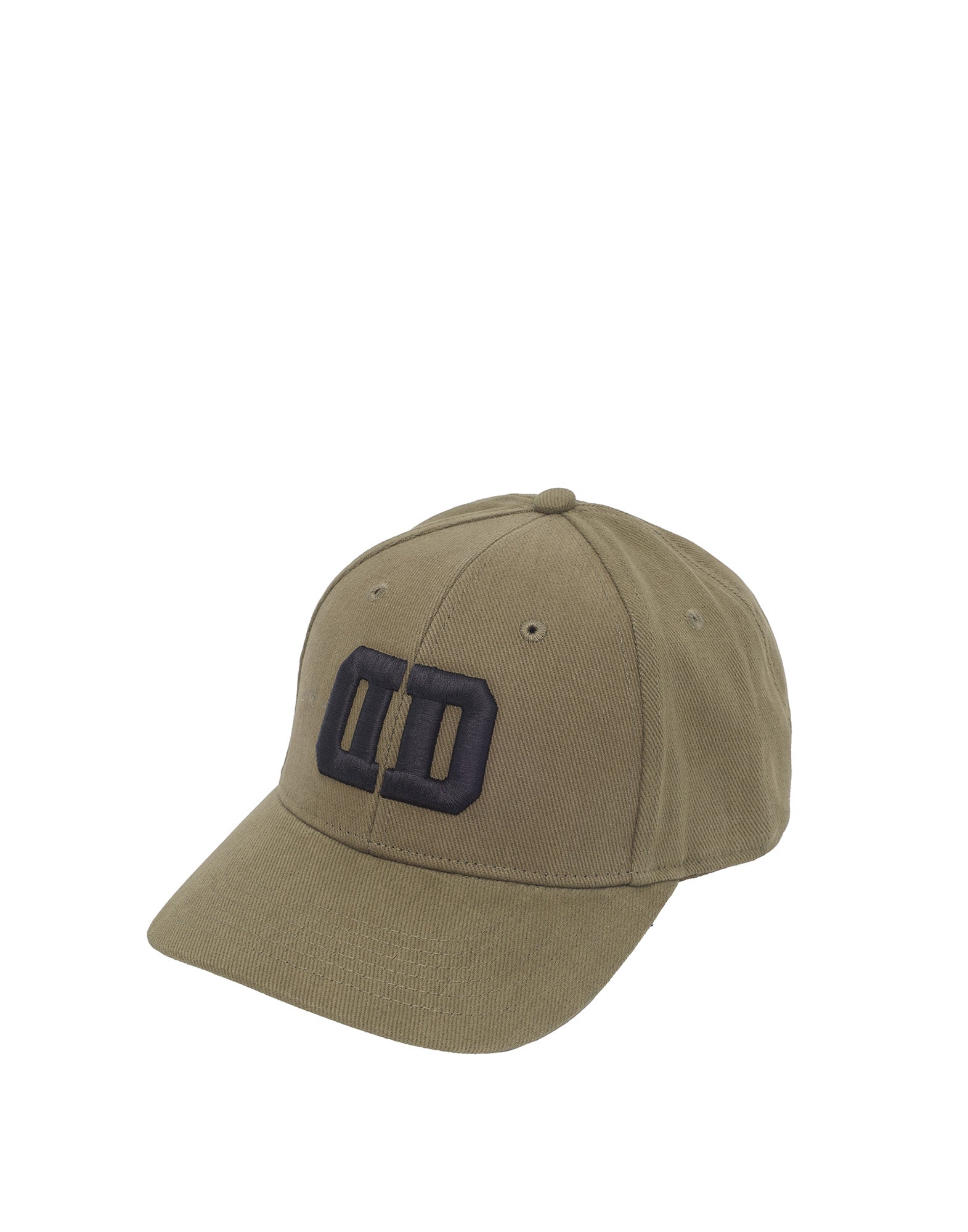 DOUUOD Cappello con Visiera Nero con Logo DD Ricamato Khaki
