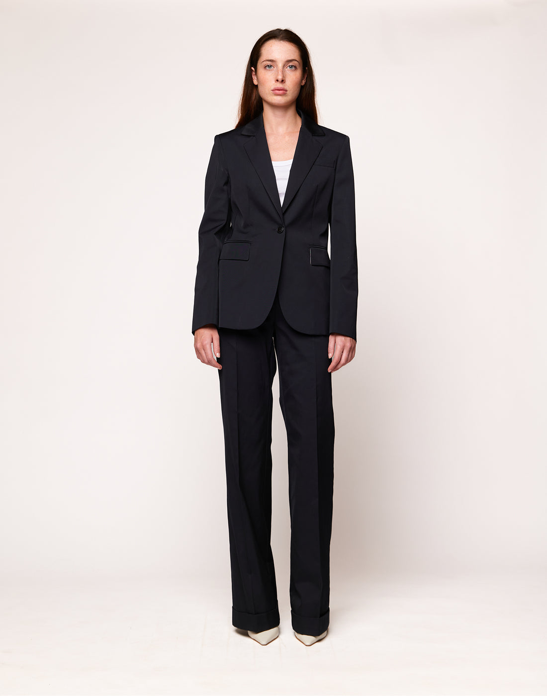 DOUUOD Giacca Monopetto in Tecnno Gabardine Navy Blue