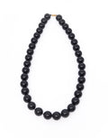 DOUUOD Collana con Maxi Perle in Resina Nera