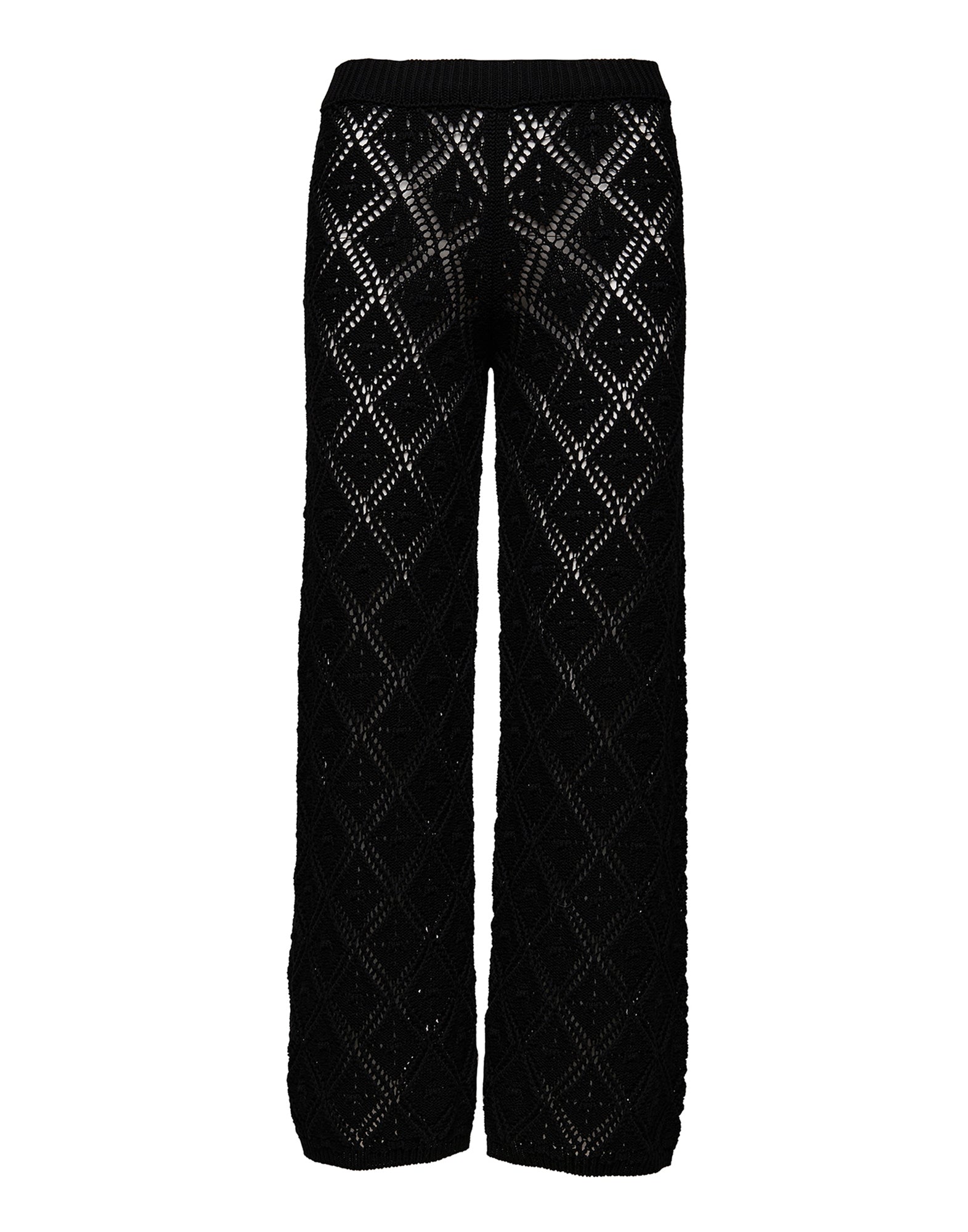 DOUUOD Pantaloni Lunghi in Cordonetto di Cotone Neri