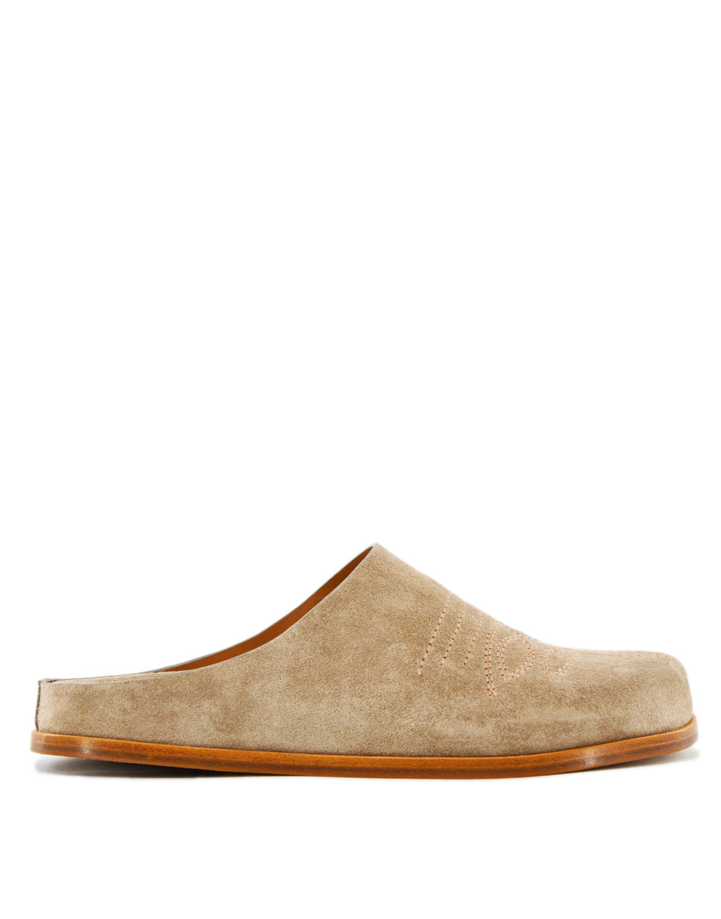 DOUUOD Sabot Fondo Cuoio in Crosta Taupe