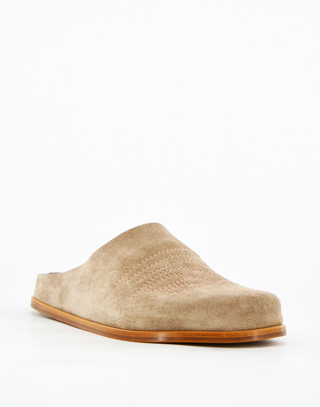 DOUUOD Sabot Fondo Cuoio in Crosta Taupe