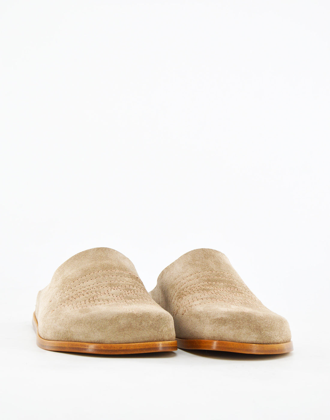 DOUUOD Sabot Fondo Cuoio in Crosta Taupe