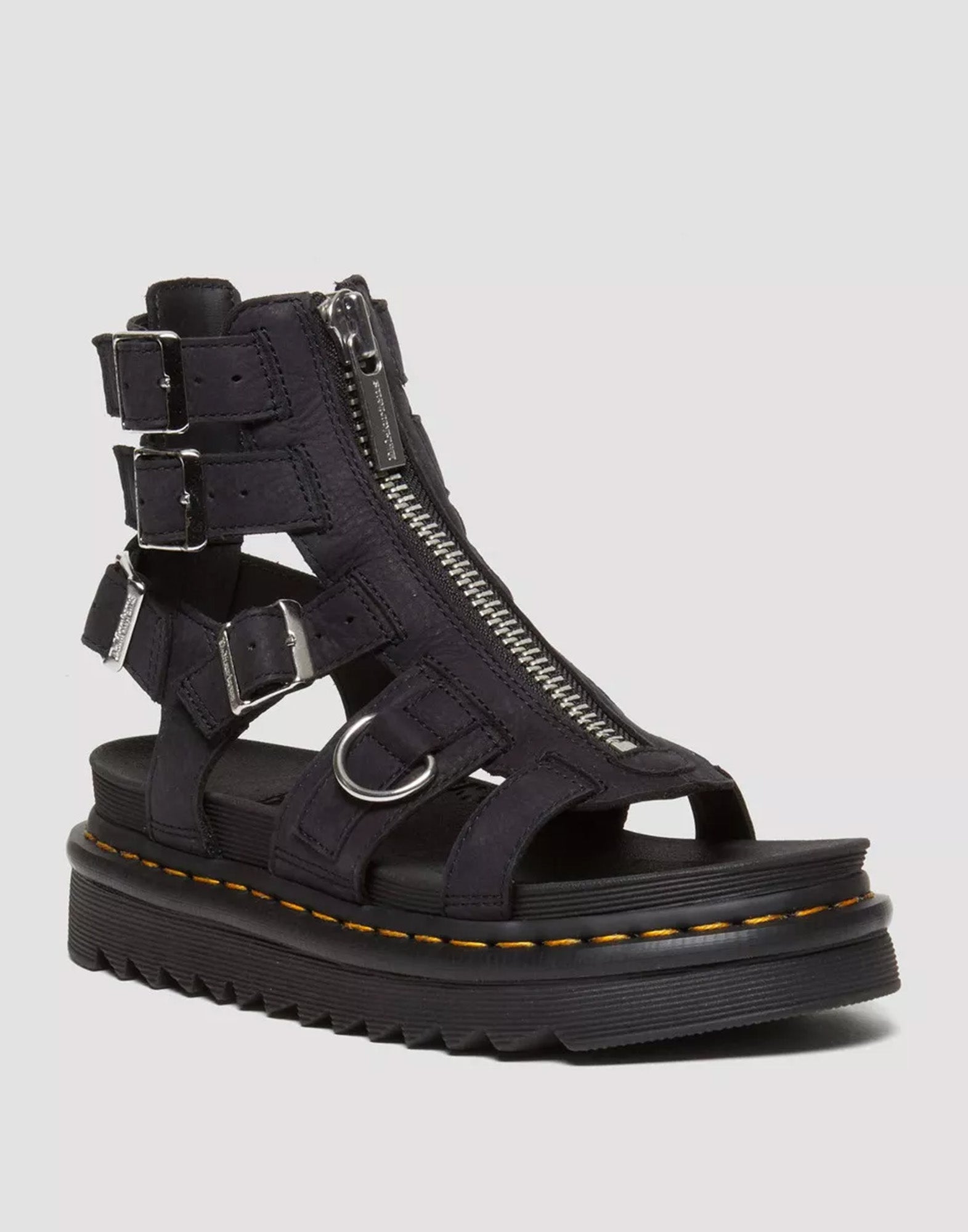DR. MARTENS Sandali Gladiatore Olson Charcoal Grey