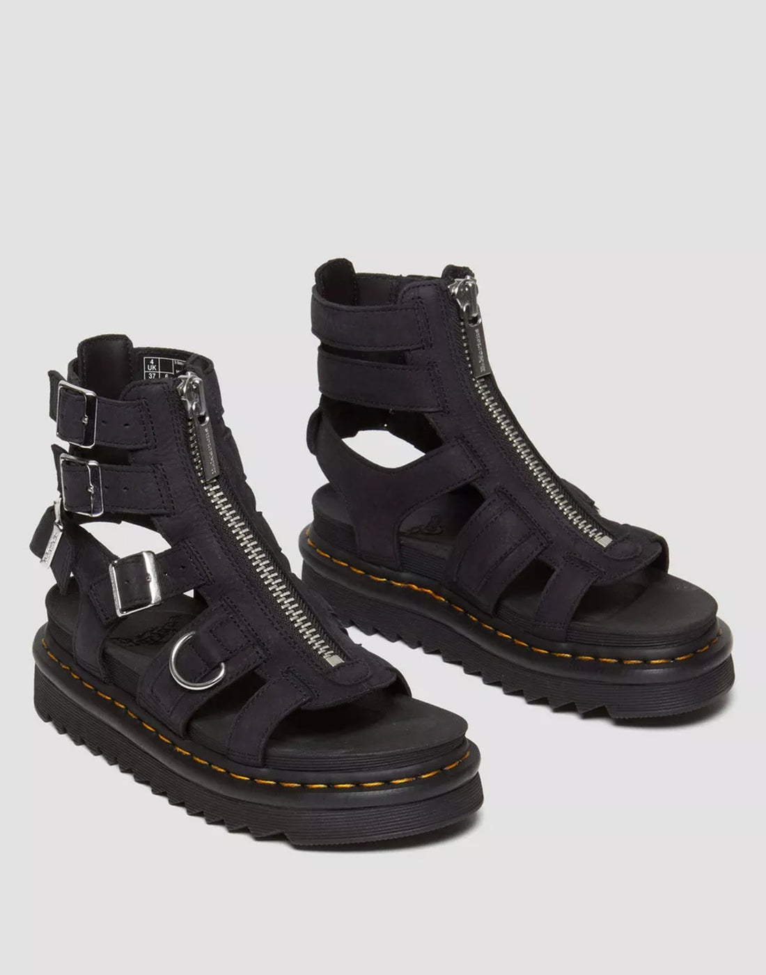 DR. MARTENS Sandali Gladiatore Olson Charcoal Grey