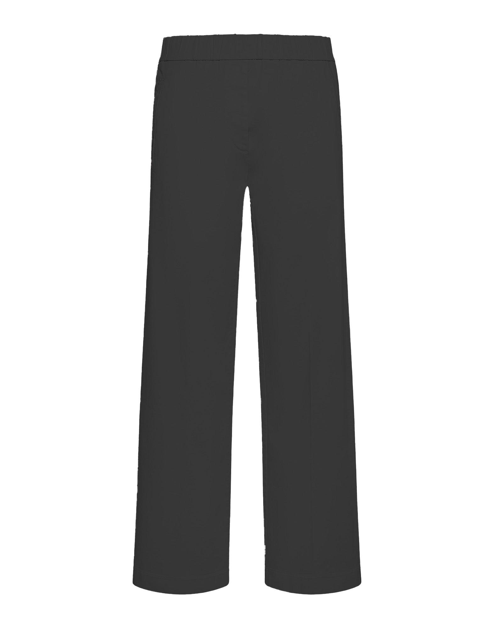 FORTE FORTE Pantaloni Essential in Twill di Cotone Peached Neri