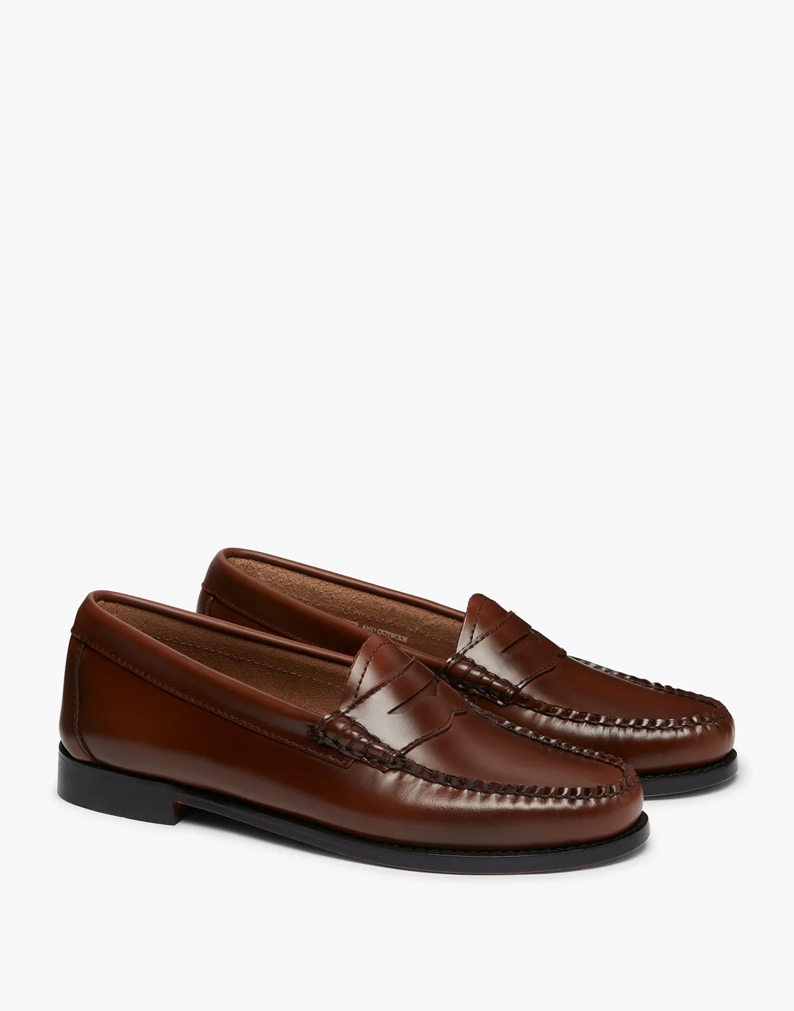 GH BASS Mocassini Weejuns Penny in Pelle Cognac