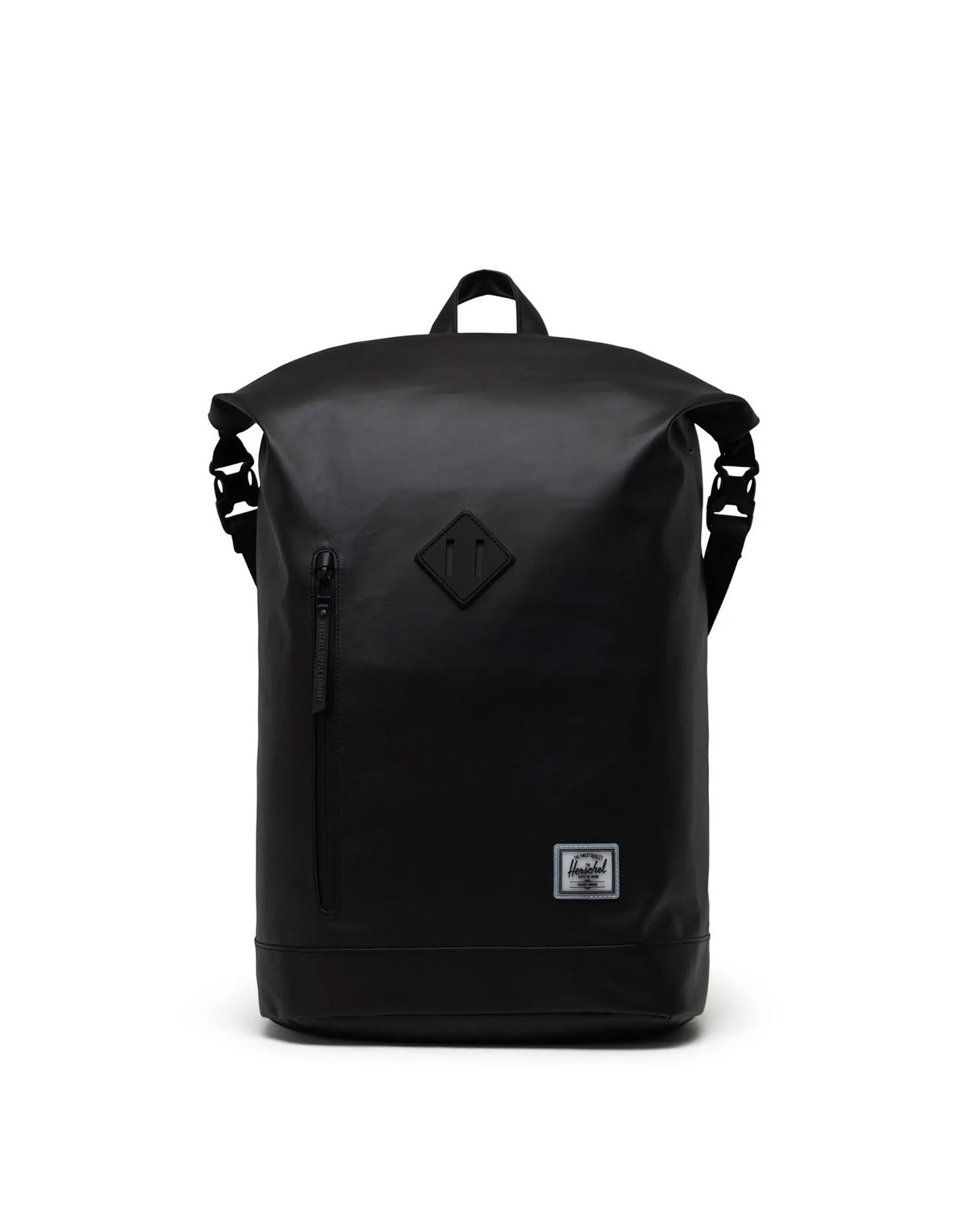 HERSCHEL Roll Top Backpack Weather Resistant 23L Black