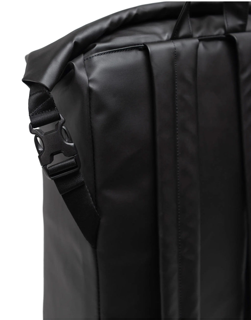 HERSCHEL Roll Top Backpack Weather Resistant 23L Black