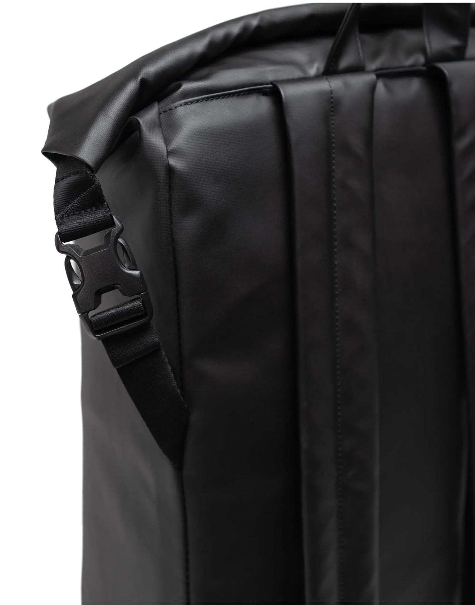 HERSCHEL Roll Top Backpack Weather Resistant 23L Black
