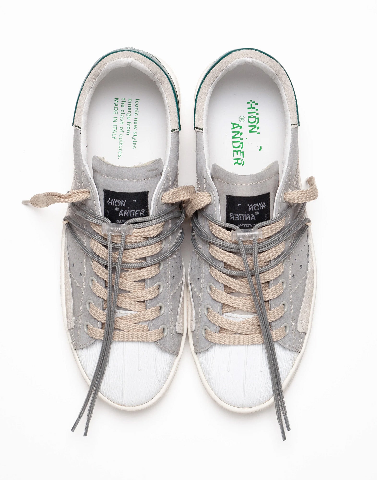 HIDNANDER Sneakers Stripeless Ultimate Atari Dual Chimois Metal Green