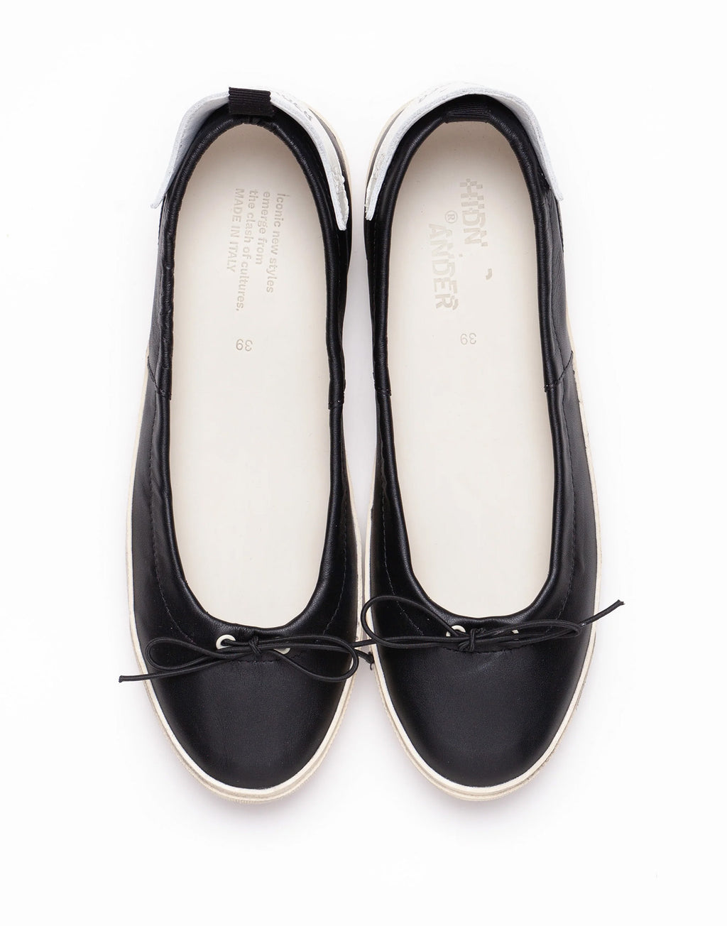 HIDNANDER Sneaker-Ballet Flat Amy Black/Ivory