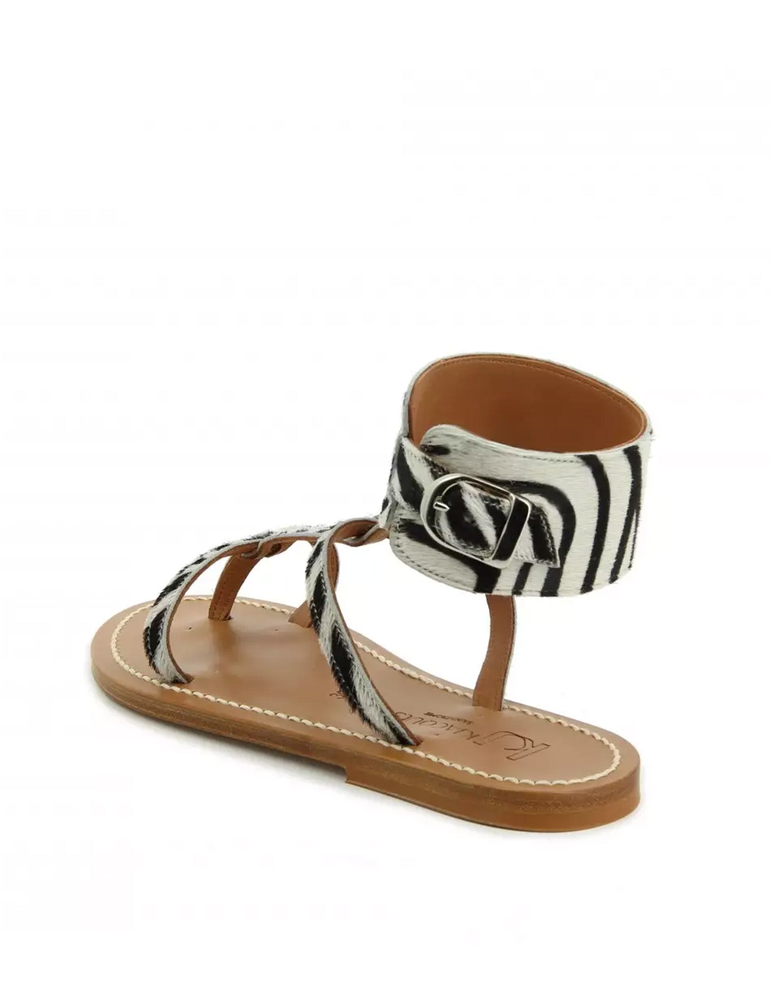 K.JACQUES Sandali Caravelle in Cavallino Zebra