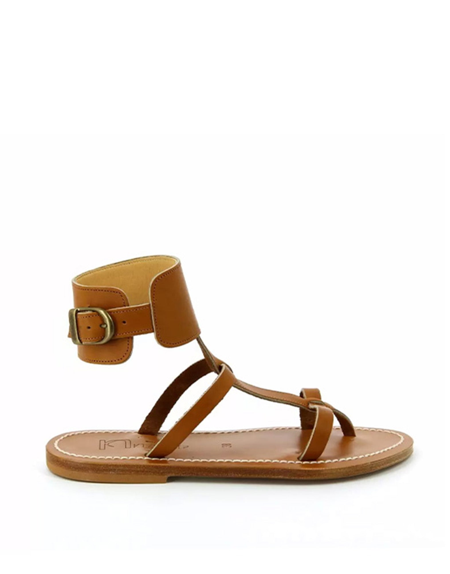 K.JACQUES Sandali Caravelle in Pelle Naturel