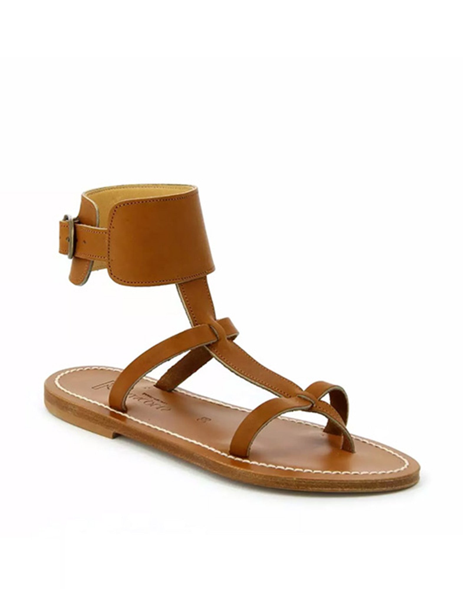 K.JACQUES Sandali Caravelle in Pelle Naturel
