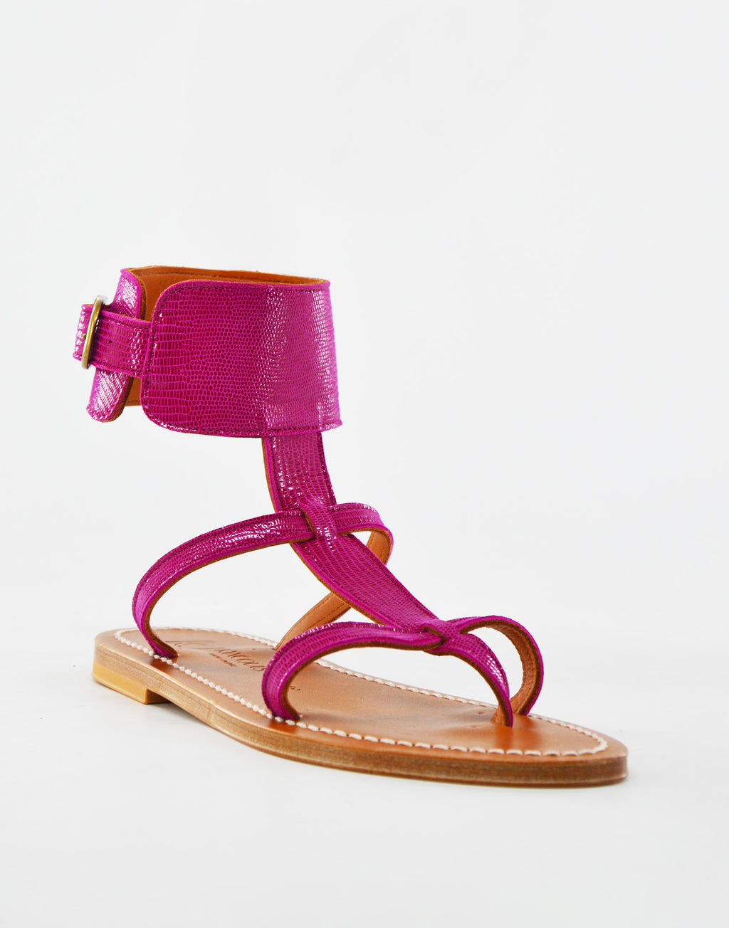 K.JACQUES Sandalo Caravelle in Tejus Peonia