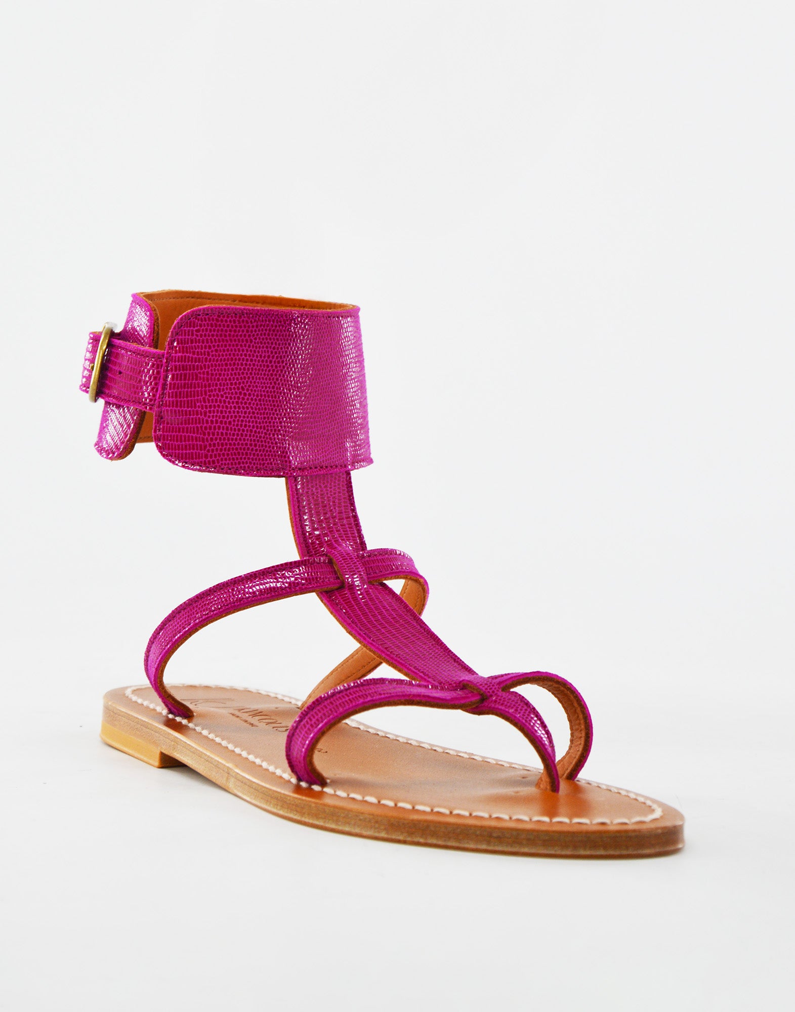 K.JACQUES Sandalo Caravelle in Tejus Peonia