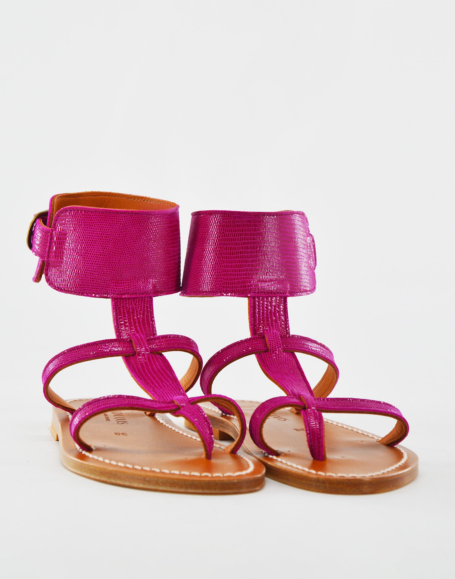 K.JACQUES Sandalo Caravelle in Tejus Peonia