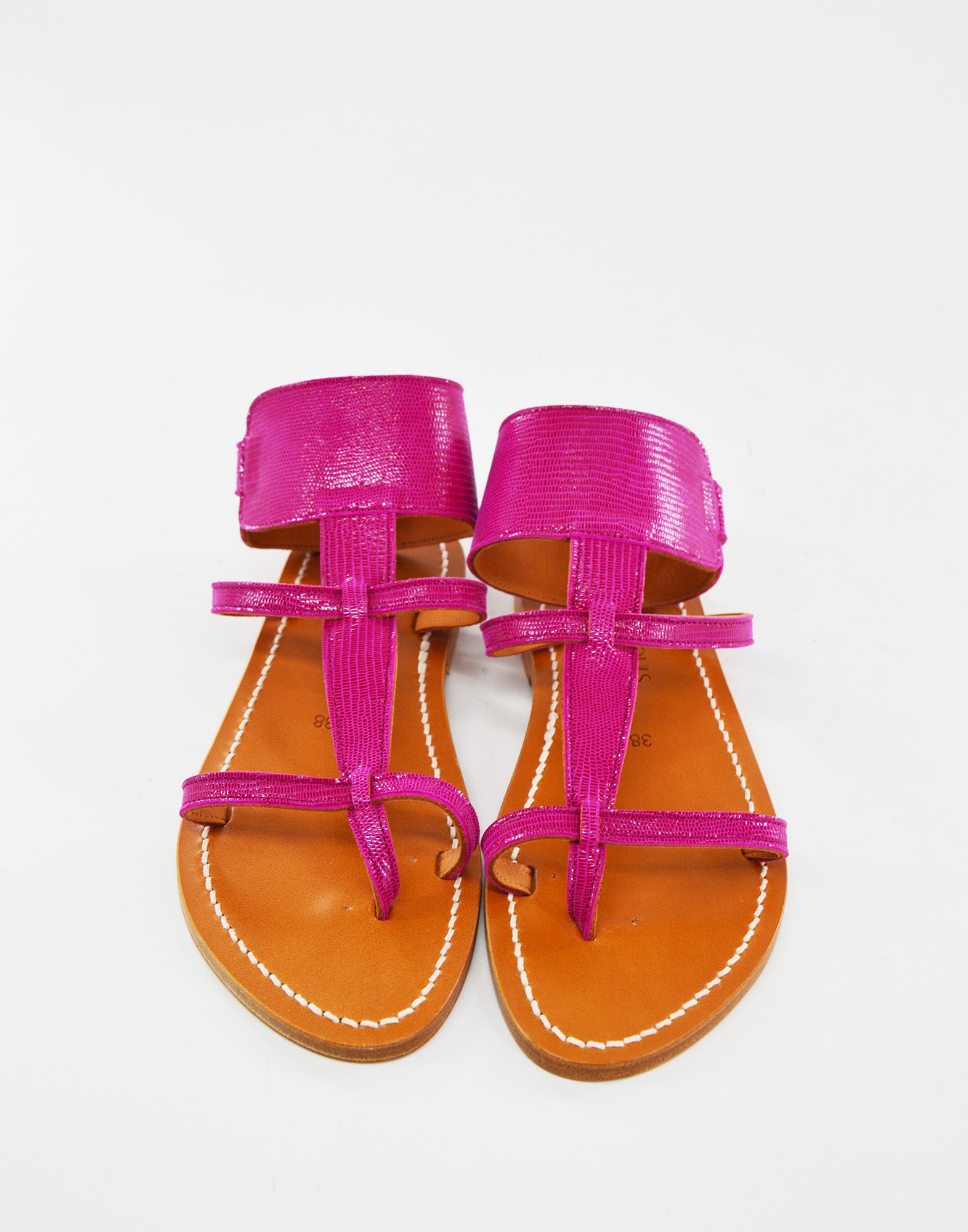 K.JACQUES Sandalo Caravelle in Tejus Peonia