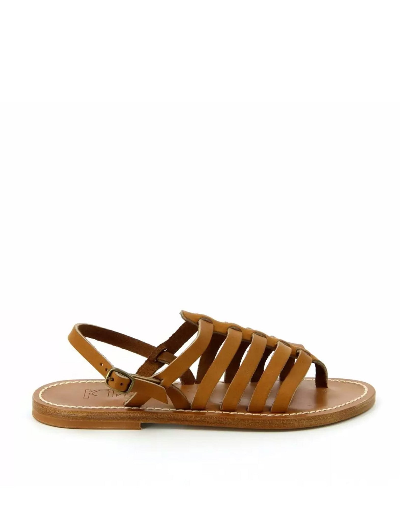 K.JACQUES Sandali Homere in Pelle Naturel