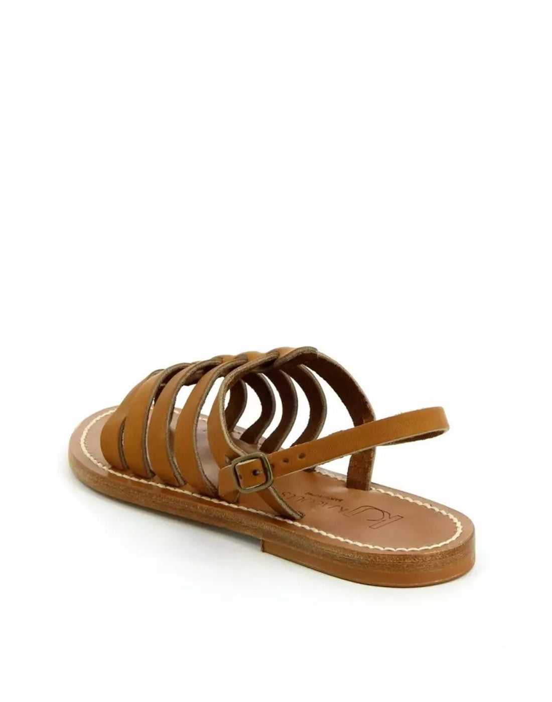 K.JACQUES Sandali Homere in Pelle Naturel