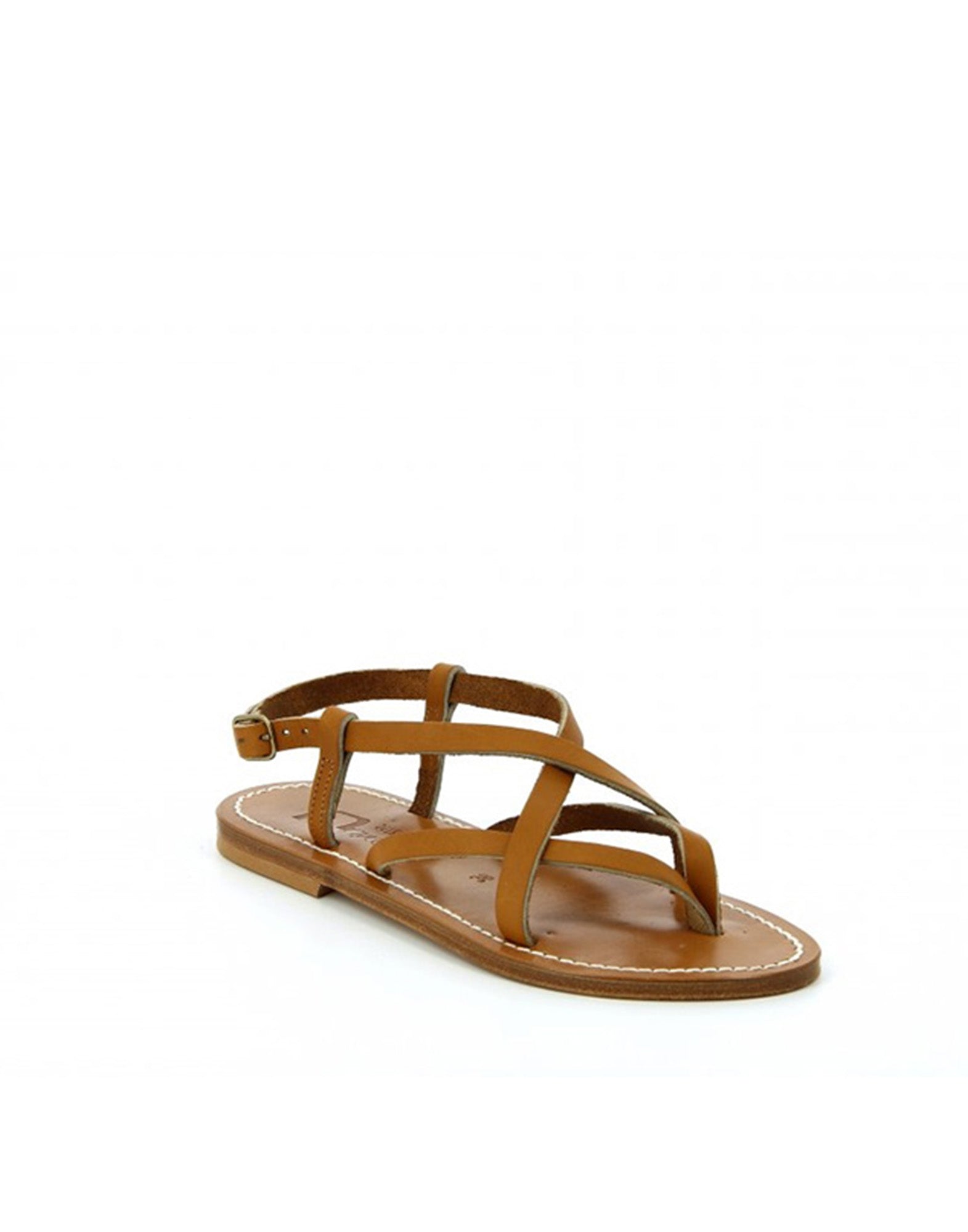 K.JACQUES Sandali Ingrid in Pelle Naturel