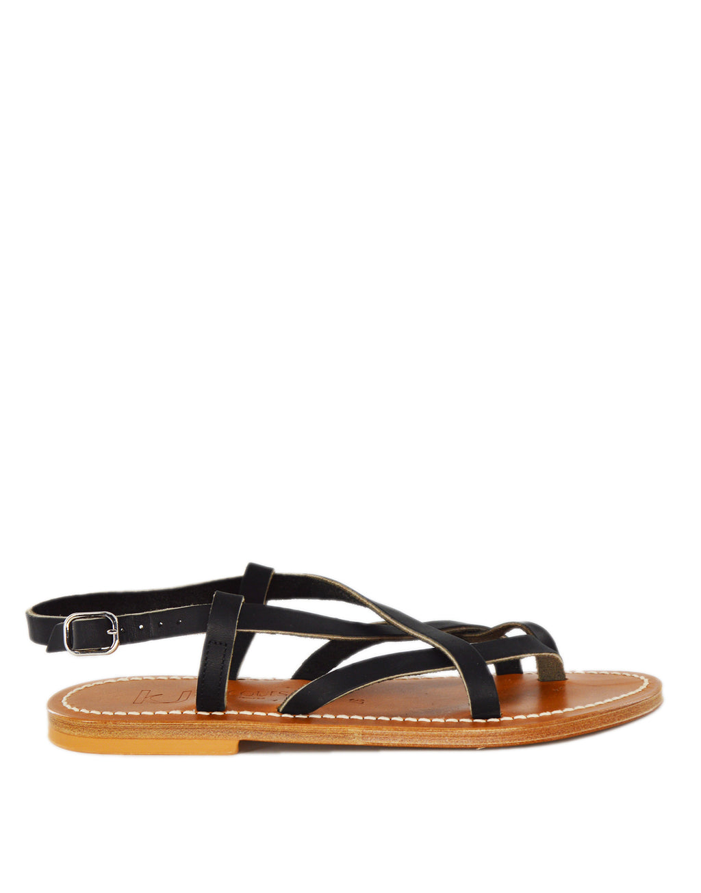 K.JACQUES Sandali Ingrid in Pelle Noir