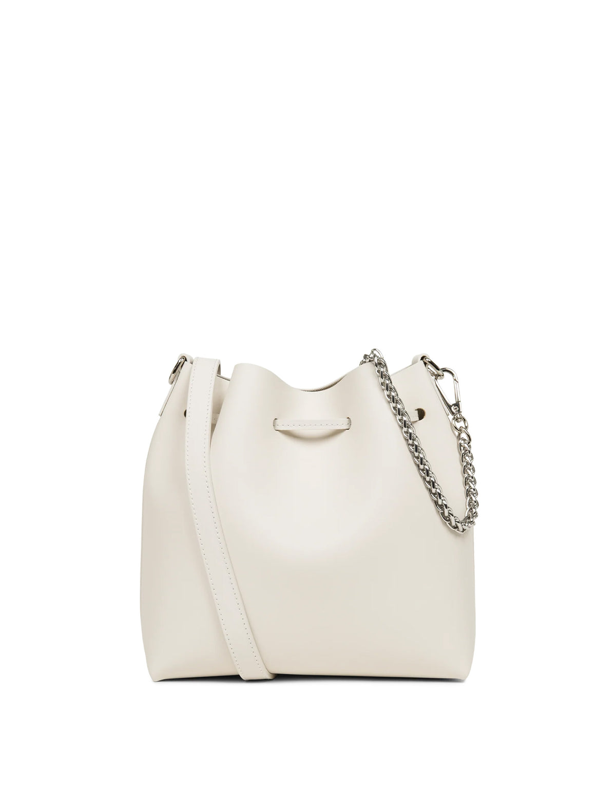 LANCASTER Petit sac seau Pur & Element City Écru/Champagne