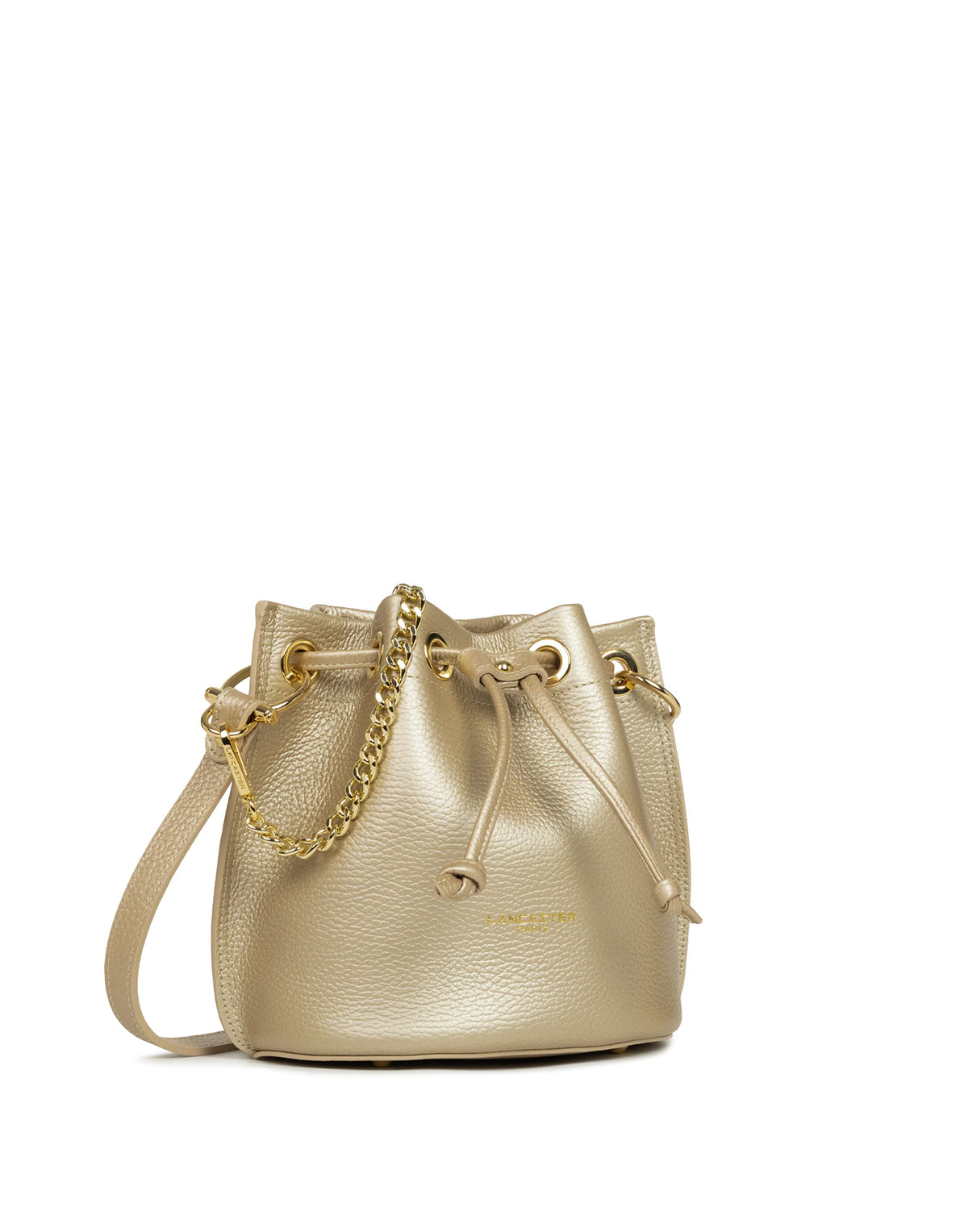 LANCASTER Petit Seau Alba Double Champagne/Nude