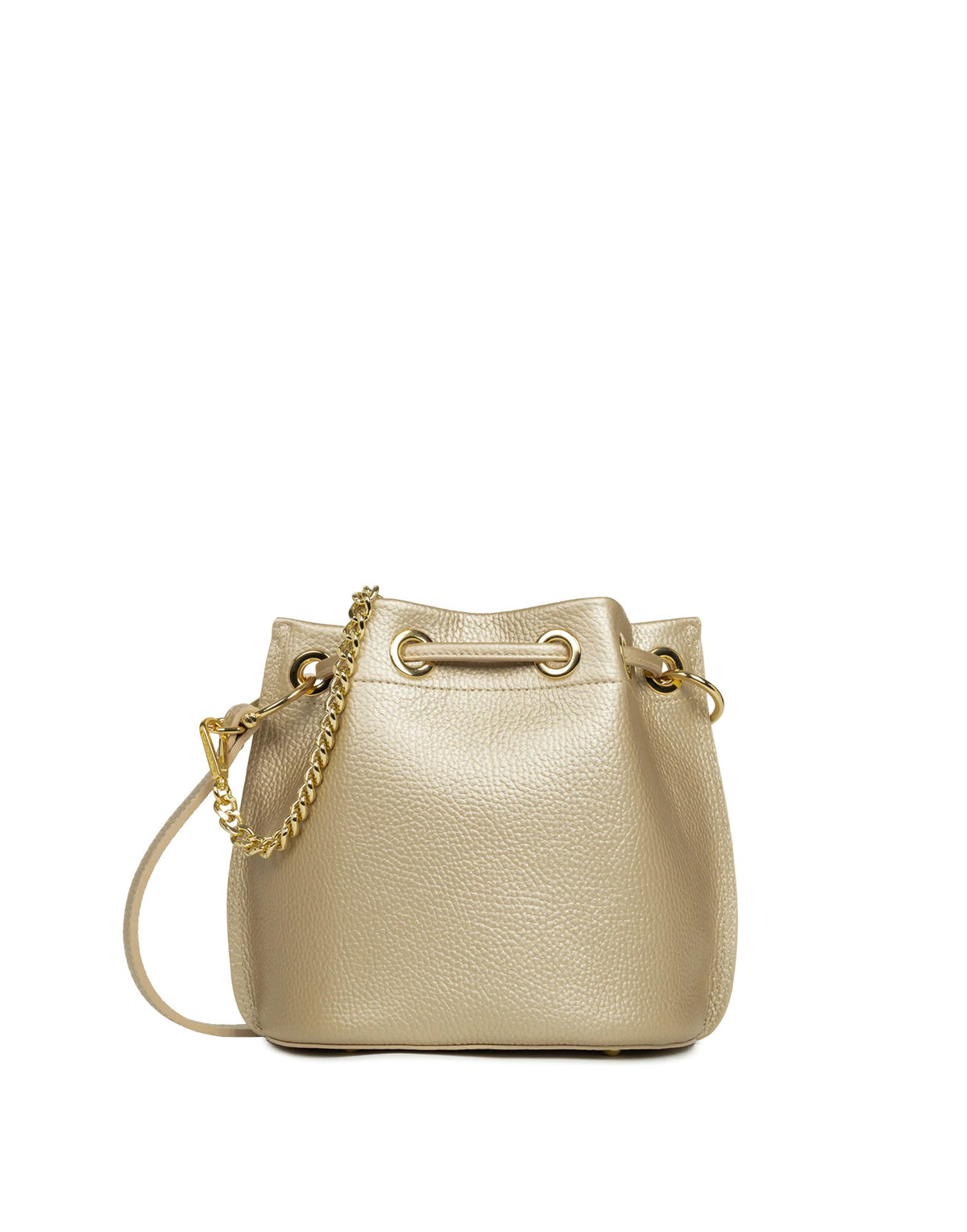 LANCASTER Petit Seau Alba Double Champagne/Nude