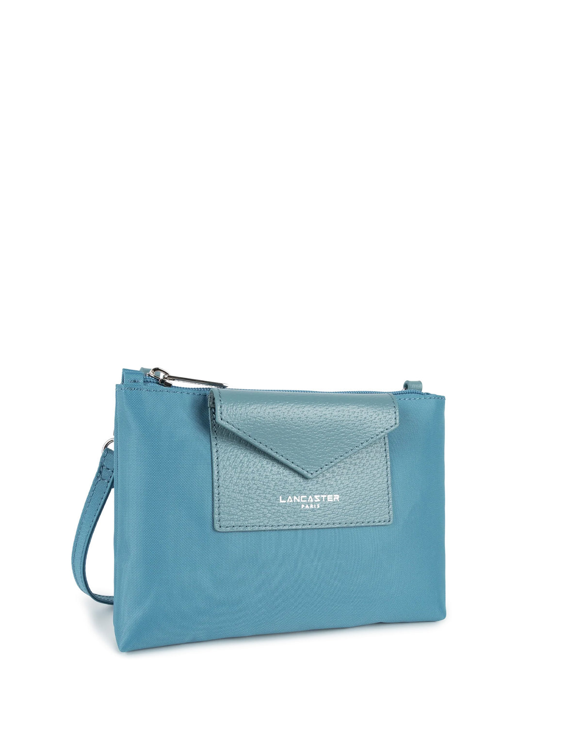 LANCASTER Petite Pochette Smart KBA Bleu Cendre