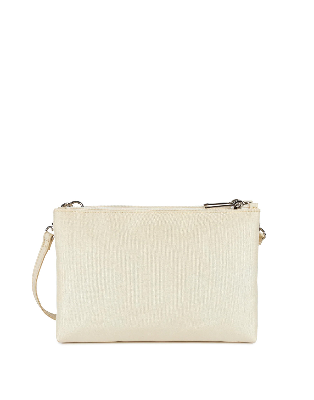 LANCASTER Pochette double Smart KBA Ivoire