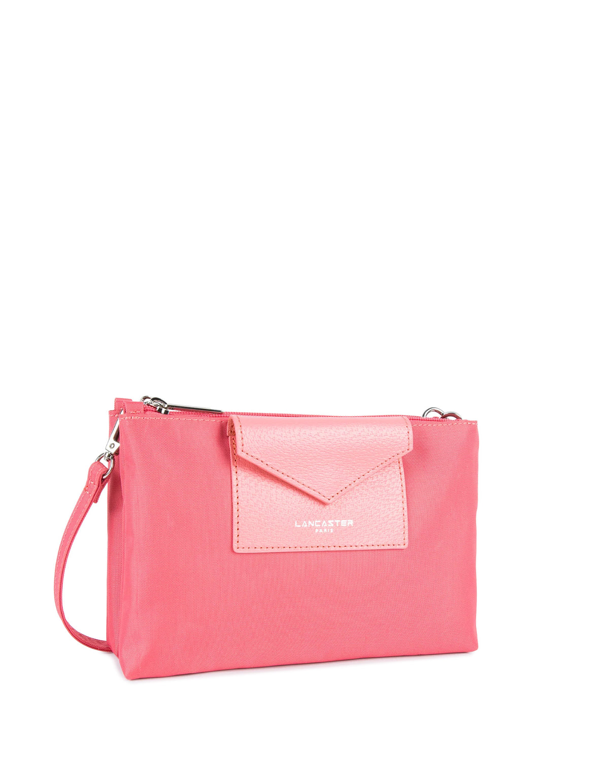 LANCASTER Pochette Double Smart KBA Rose Foncé