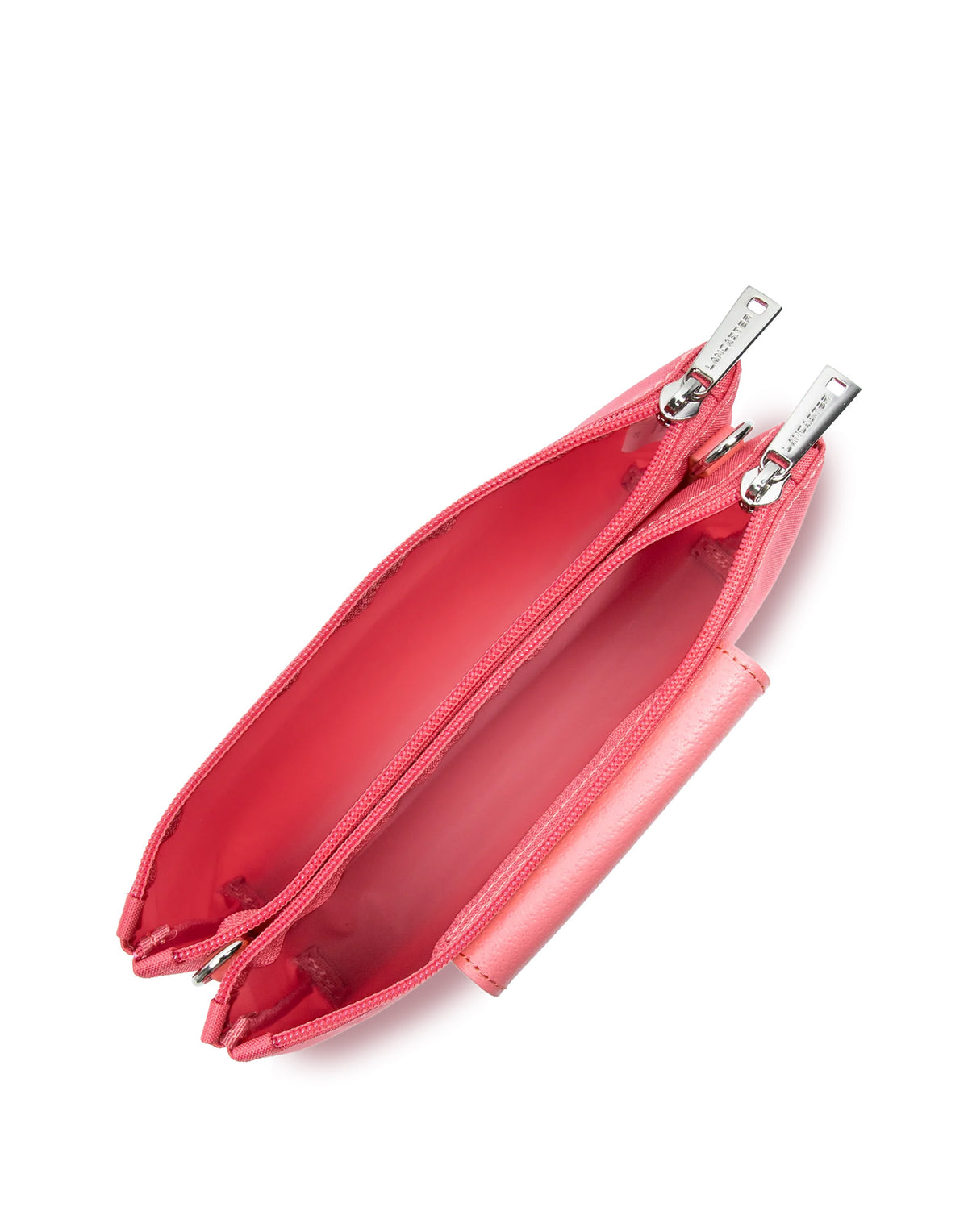 LANCASTER Pochette Double Smart KBA Rose Foncé