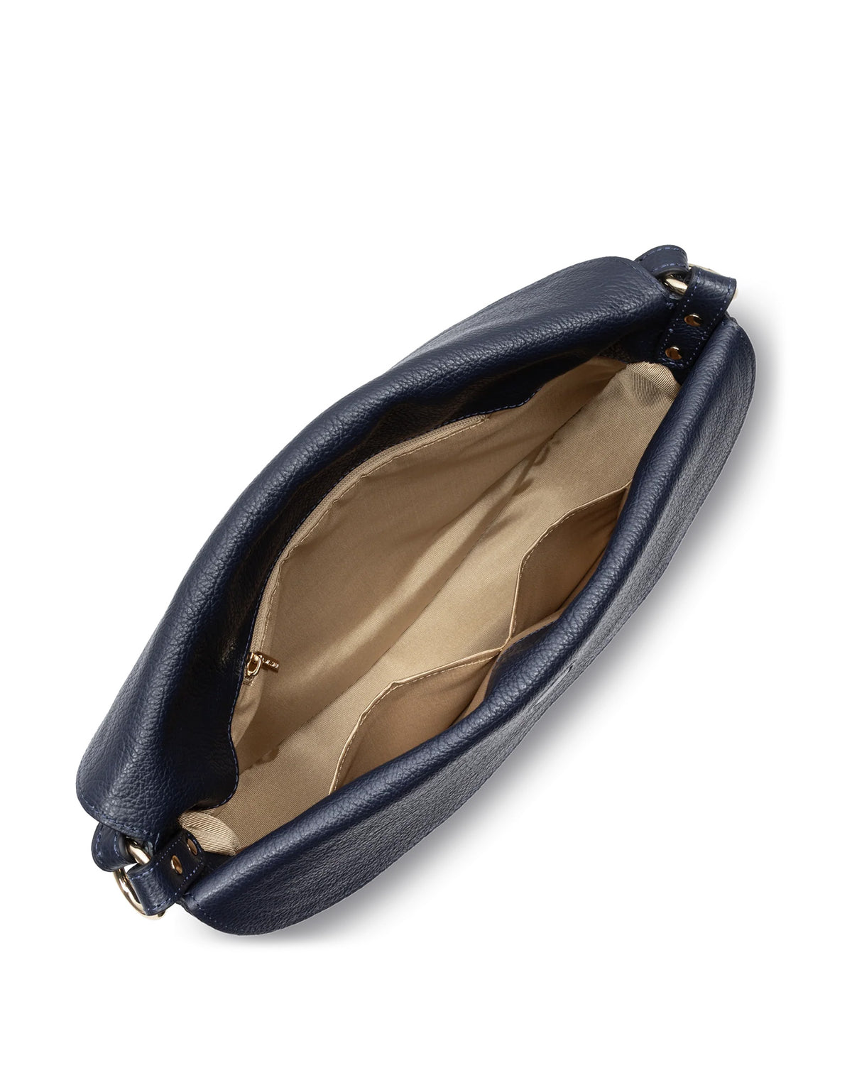 LANCASTER Sac à bandoulière grand modèle Dune Gaia Bleu Foncé