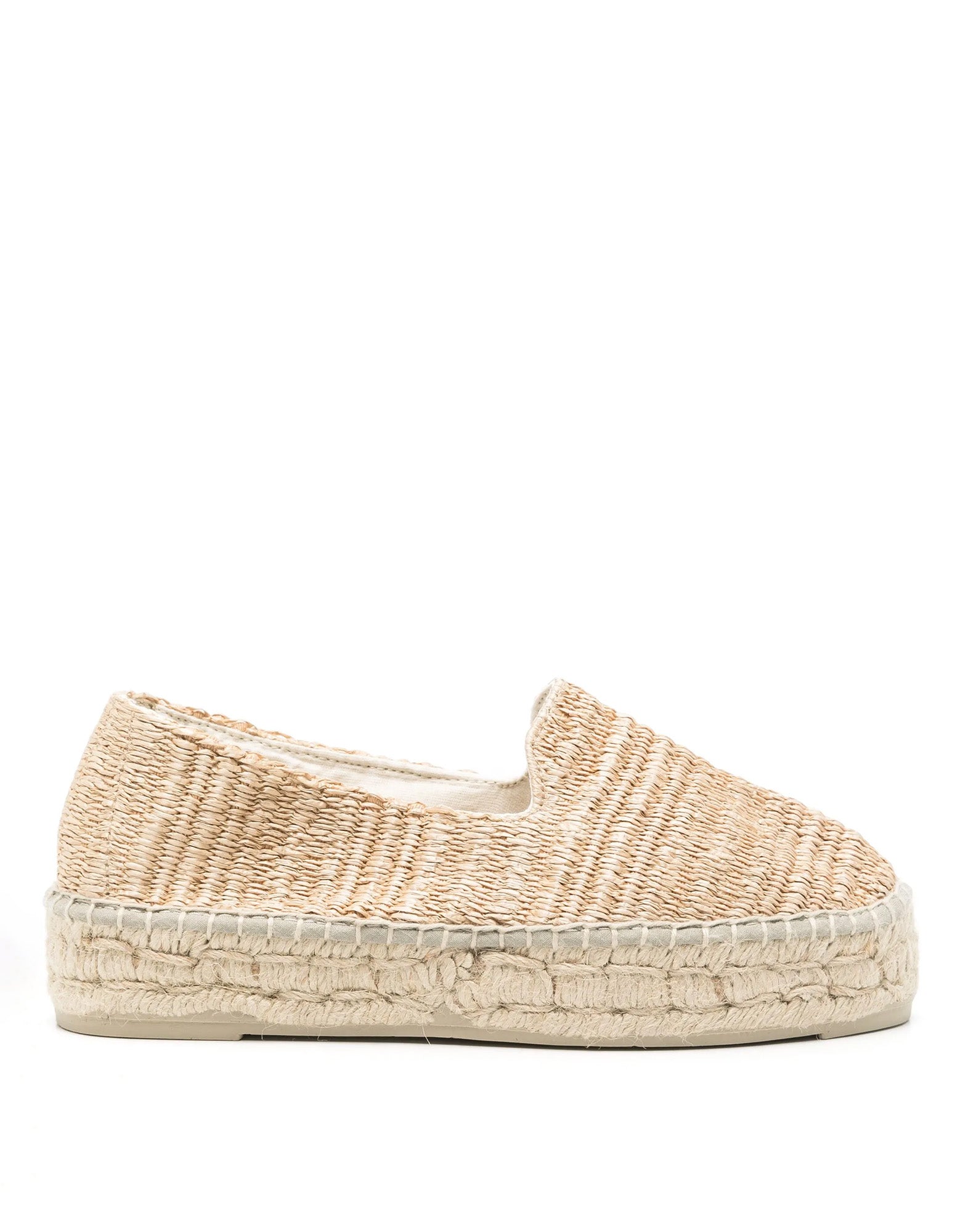 MANEBI Espadrillas in Raffia con Doppia Suola Yucatan