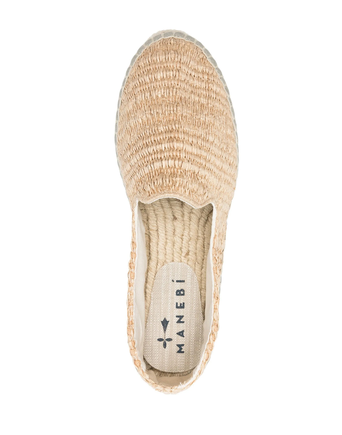 MANEBI Espadrillas in Raffia con Doppia Suola Yucatan