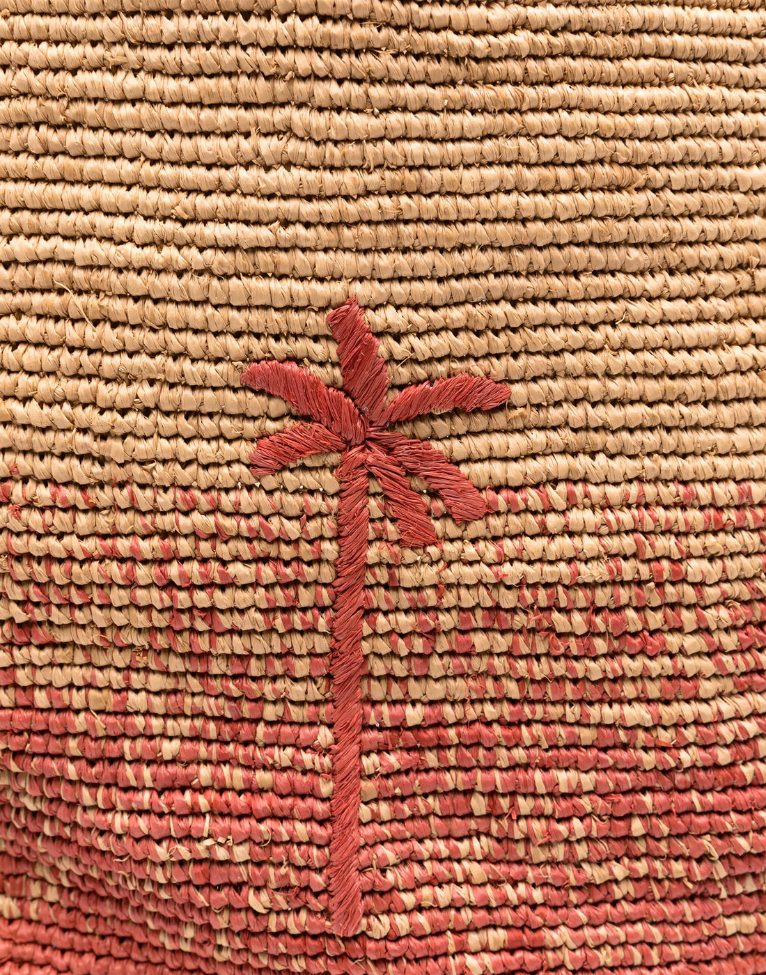 MANEBI Maxi Tote Handcrafted Rust Dégradé