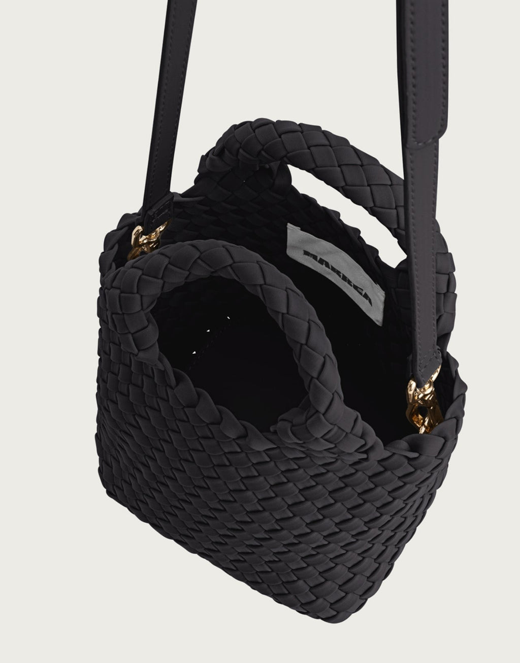 MARREA Mini Shopping con Tracolla Di Nero