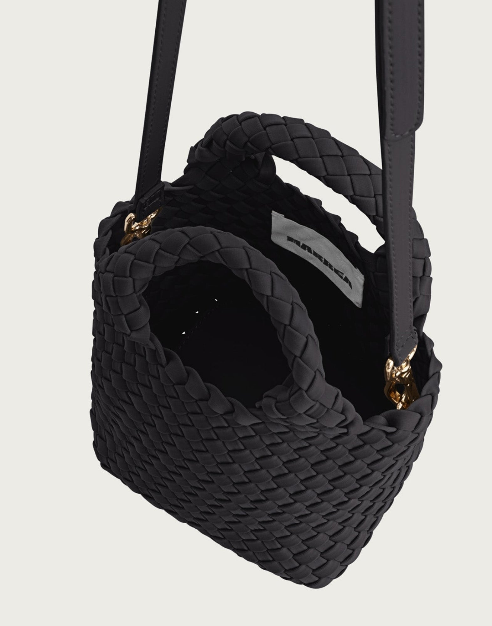 MARREA Mini Shopping con Tracolla Di Nero